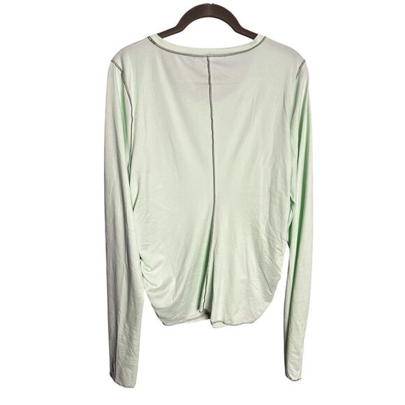 NWT Free People FP Movement Right On Run Long Sleeve Layer Tee Pistachio XL - Picture 8 of 9